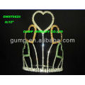 Bunte Rhinestone-Herz-Tiara